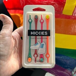5/$25 Hickies Shoe Lacing System New No Tie Shoe Laces 14 Neon Rainbow colors